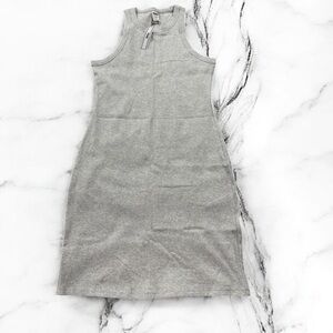 PINK Gray Mini Tank Dress